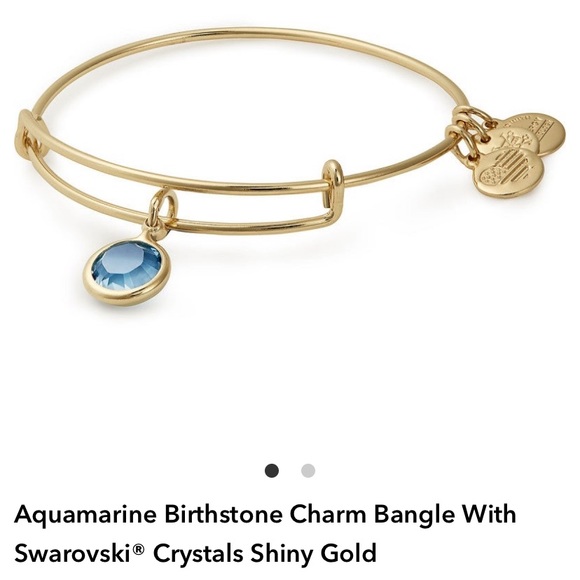 Alex and Ani Jewelry - NWT Alex and Ani Aquamarine bracelet